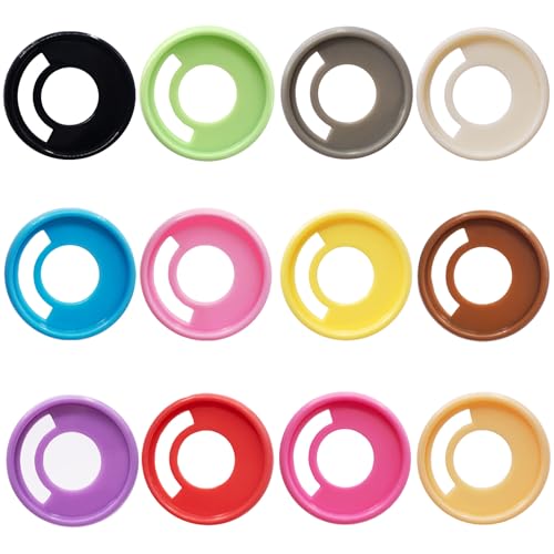 ITSYHPRO 33 Discbound Discbound Discs 2,8 cm Kunststoff-Expanderringe Stift-Clip Disc Planer Discbound Notizbuch-Zubehör (Candy Mixed, 28 mm, 33 Stück) von ITSYHPRO