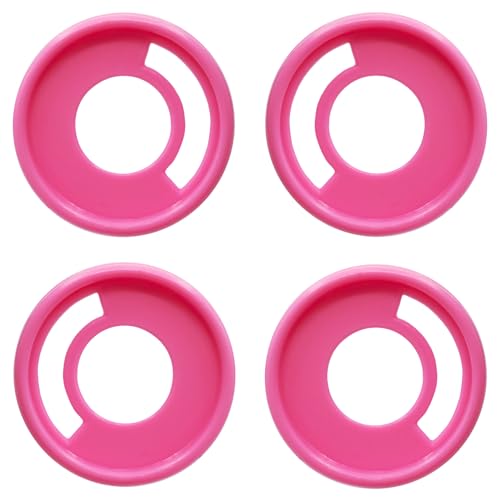 ITSYHPRO 33 Discbound Discbound Discs 2,8 cm Kunststoff-Expanderringe Stift-Clip Disc Planer Discbound Notizbuch-Zubehör (Dunkelrosa, 28 mm, 33 Stück) von ITSYHPRO