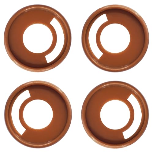 ITSYHPRO 33 Discbound Discbound Discs 2,8 cm Kunststoff-Expanderringe Stift-Clip Disc Planer Discbound Notizbuch-Zubehör (braun, 28 mm, 33 Stück) von ITSYHPRO
