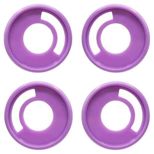 ITSYHPRO 33 Discbound Discbound Discs 2,8 cm Kunststoff-Expanderringe Stift-Clip Disc Planer Discbound Notizbuch-Zubehör (lila, 28 mm, 33 Stück) von ITSYHPRO