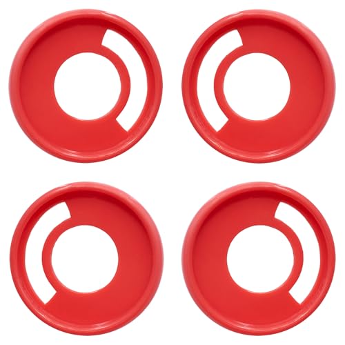 ITSYHPRO 33 Discbound Discbound Discs 2,8 cm Kunststoff-Expanderringe Stift-Clip Disc Planer Discbound Notizbuch-Zubehör (rot, 28 mm, 33 Stück) von ITSYHPRO
