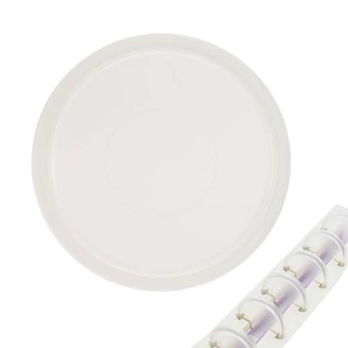 ITSYHPRO 33 Discbound Notizbücher, DIY-Planer (33 Stück, transparent, 38 mm) von ITSYHPRO