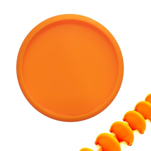 ITSYHPRO 33 Stück DIY Discbound Notizplaner, Zubehör, Discs in 5 Größen, passend für Tul, Levenger, Bogen, Happy Planner, Talia (Orange, 24 mm) von ITSYHPRO