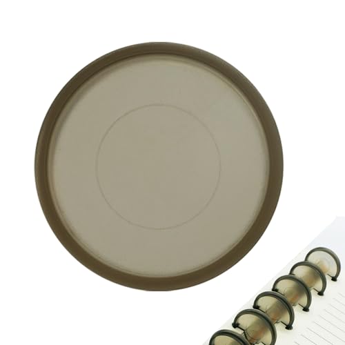 ITSYHPRO 33 Stück DIY Discbound Notizplaner, Zubehör, Discs in 5 Größen, passend für Tul, Levenger, Bogen, Happy Planner, Talia (Smoke Black, 24 mm) von ITSYHPRO