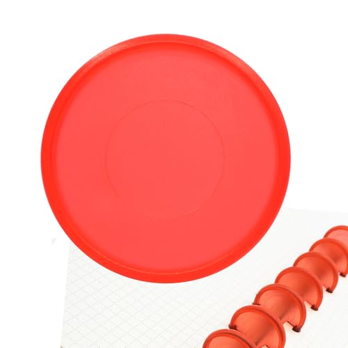 ITSYHPRO 33 Stück DIY Discbound Notizplaner-Zubehör, Discs in 5 Größen, passend für Tul, Levenger, Bogen, Happy Planner, Talia (transparentes Rot, 24 mm) von ITSYHPRO