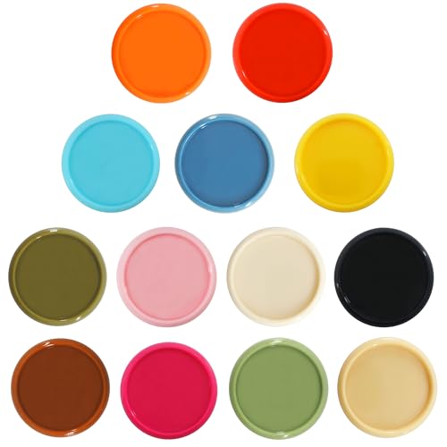 ITSYHPRO 33 Stück Planer-Discs für Discbound Notizbuch, Zubehör, Kunststoff-Bindescheiben-Ringe für Planer, Expander Disk, gemischt, 24 mm von ITSYHPRO