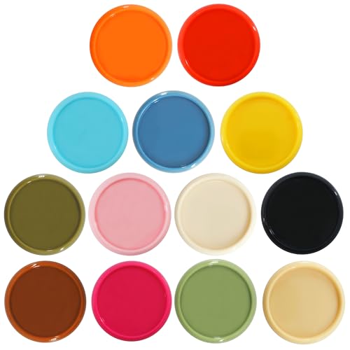 ITSYHPRO 33 Stück Planer-Discs für Discbound Notizbuch, Zubehör, Kunststoff-Bindescheiben-Ringe für Planer, Expander Disk, gemischt, 28 mm von ITSYHPRO