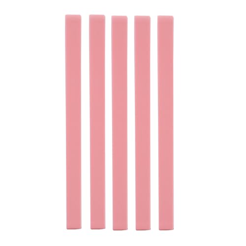 ITSYHPRO 5 Stück elastische Bänder Planer Zubehör Silikongürtel für Notebook DIY Multifunktions-Silikonbänder (Rosa, M für Junior/mittlere Größe) von ITSYHPRO