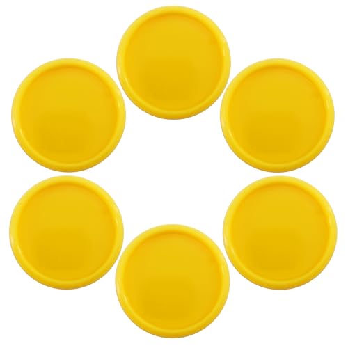 ITSYHPRO Planer-Discs für Discbound Notizbuch, Zubehör, Kunststoff, Buchbindungsscheibenringe für Planer, Erweiterungsscheibe, Gelb, 28 mm, 33 Stück von ITSYHPRO
