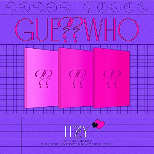 ITZY Guess Who Mini Album (Day&Night Version) CD+Photobook+Poster+Photocards+Mini Folding Poster+Sticker Pack+Newspaper+(Extra 6 Photocards) von ITZY