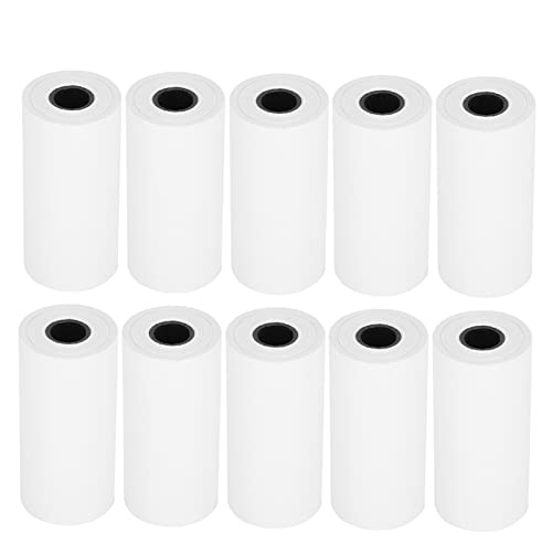 IUIBMI 10 Rollen Sofortbildkamera-Druckpapier, Nachfüllpackung, Tragbarer Fotodrucker, Thermopapierrollen, Kamera-Thermodrucker-Fotopapier für Kinder-Sofortbildkamera-Geschenkartikel von IUIBMI