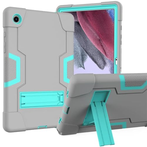 G-Shock Hülle passend für Samsung Galaxy Tab S6 Lite (SM-P610 / P613 / P615 / P619) Robuste, robuste, strapazierfähige, stoßfeste Überlebenshülle mit Ständer – Kinderschulen, Bauarbeiter-Hülle von IUOK
