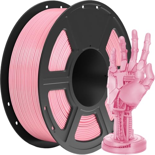 3D Drucker Filament 1,75mm PETG - Filament-3D-Druckmaterialien, Maßgenauigkeit +/-0,02mm, Kompatibel mit FDM-Drucker, 1KG(2,2lbs)/Spool (Rosa) von IVEOPPE