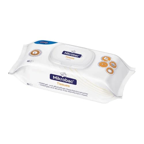 IVF Hartmann Mikrobac Tücher Desinfektionsmittelwischen, 80 stück (1er Pack) von Bode