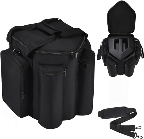 Reisetasche kompatibel mit Bose S1 Pro/Bose S1 Pro+,Tragbare Tasche Bluetooth-Lautsprecherabdeckung mit Schultergurt zusätzlichen Taschen für Mikrofon,Ladegerät,Kabel und Zubehör,Schwarz (nur Tasche) von IVODEELA