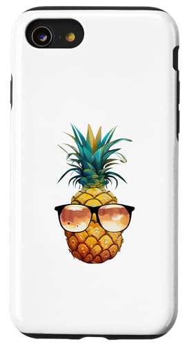 Ananas Sonnenbrille Hawaii Aloha Beaches Hawaii Tee Hülle für iPhone SE (2020) / 7 / 8 von IVRY