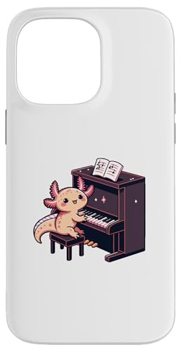 Axolotl spielt Klavier Axolotls Musiker Musik Männer Frauen Kinder Hülle für iPhone 14 Pro Max Axolotl spielt Klavier Axolotls Musiker Musik Männer Frauen Kinder Hülle für iPhone 14 Pro Max von IVRY