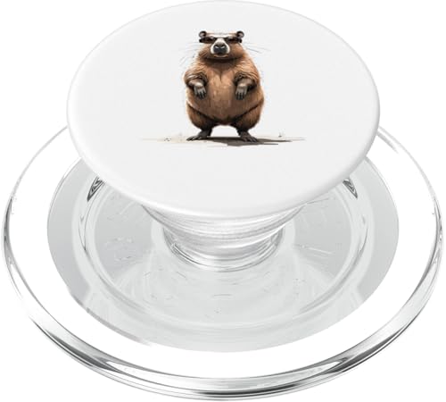 Cooles Capybara mit Sonnenbrille lustiges Capybara-T-Shirt PopSockets PopGrip für MagSafe Cooles Capybara mit Sonnenbrille lustiges Capybara-T-Shirt PopSockets PopGrip für MagSafe von IVRY