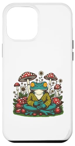 Cottagecore Floral Peace Frog Ästhetische Mädchen Frauen Kinder Hülle für iPhone 12 Pro Max von IVRY