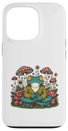 Cottagecore Floral Peace Frog Ästhetische Mädchen Frauen Kinder Hülle für iPhone 13 Pro von IVRY