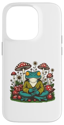 Cottagecore Floral Peace Frog Ästhetische Mädchen Frauen Kinder Hülle für iPhone 14 Pro von IVRY