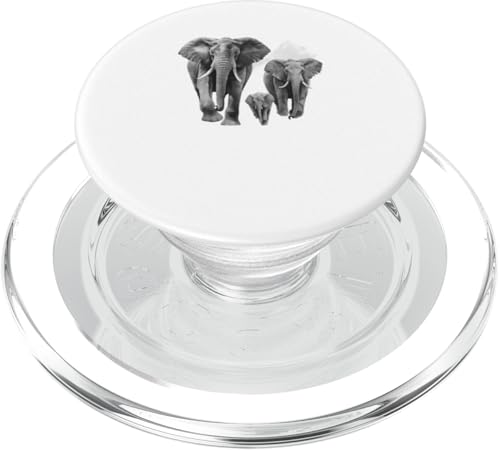 Elefantenfamilie Elefant für Männer Frauen Kinder Jungen Mädchen PopSockets PopGrip für MagSafe Elefantenfamilie Elefant für Männer Frauen Kinder Jungen Mädchen PopSockets PopGrip für MagSafe von IVRY