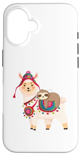 Faultier reiten Lama, lustig für Männer, Frauen, Kinder Hülle für iPhone 16 Faultier reiten Lama, lustig für Männer, Frauen, Kinder Hülle für iPhone 16 von IVRY