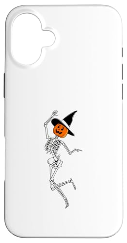 Halloween für Männer, Frauen, Jungen, Kinder, Tanzskelett, Kürbis Hülle für iPhone 16 Plus von IVRY
