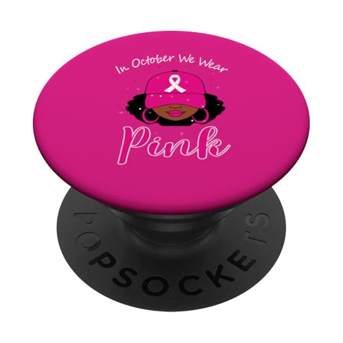 Im Oktober tragen wir Pink Breast Cancer Awarenes PopSockets Klebender PopGrip Im Oktober tragen wir Pink Breast Cancer Awarenes PopSockets Klebender PopGrip von IVRY