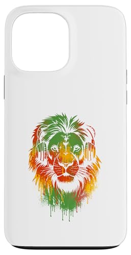 Jamaica Pride Lion Rasta Reggae Music Kopfhörer Jamaican Hülle für iPhone 13 Pro Max von IVRY