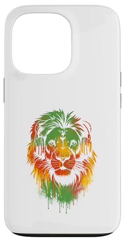 Jamaica Pride Lion Rasta Reggae Music Kopfhörer Jamaican Hülle für iPhone 13 Pro von IVRY