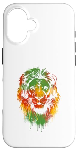 Jamaica Pride Lion Rasta Reggae Music Kopfhörer Jamaican Hülle für iPhone 16 von IVRY
