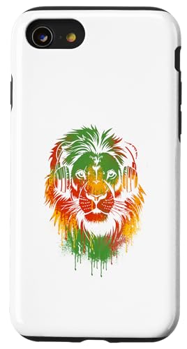 Jamaica Pride Lion Rasta Reggae Music Kopfhörer Jamaican Hülle für iPhone SE (2020) / 7 / 8 von IVRY