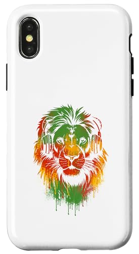 Jamaica Pride Lion Rasta Reggae Music Kopfhörer Jamaican Hülle für iPhone X/XS von IVRY