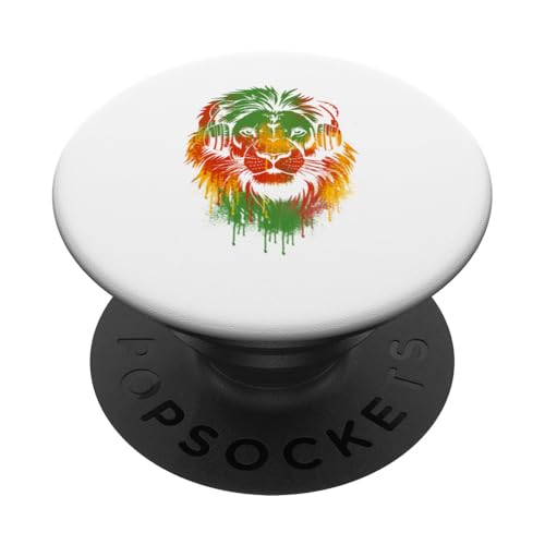 Jamaica Pride Lion Rasta Reggae Music Kopfhörer Jamaican PopSockets Klebender PopGrip Jamaica Pride Lion Rasta Reggae Music Kopfhörer Jamaican PopSockets Klebender PopGrip von IVRY