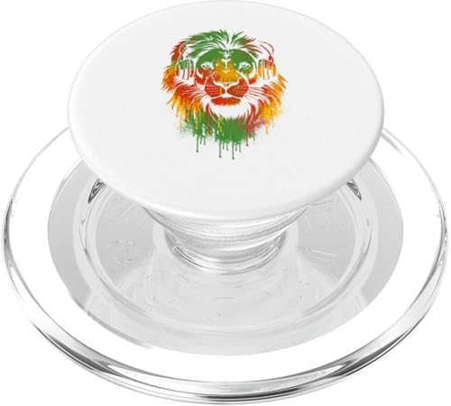 Jamaica Pride Lion Rasta Reggae Music Kopfhörer Jamaican PopSockets PopGrip für MagSafe Jamaica Pride Lion Rasta Reggae Music Kopfhörer Jamaican PopSockets PopGrip für MagSafe von IVRY