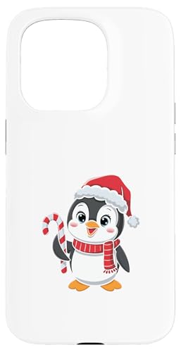 Lustige Weihnachtsmütze, passende Weihnachtsmannmütze, Pinguin, Zuckerstange, Winter Hülle für iPhone 15 Pro von IVRY