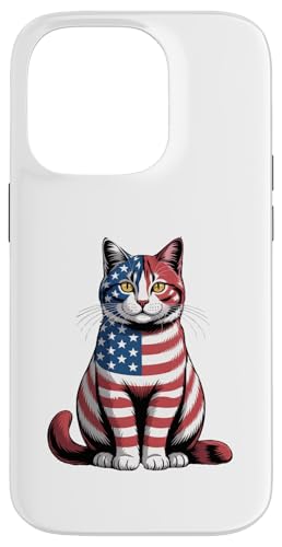 Lustige niedliche Katzen-Flagge 4. Juli für Männer, Frauen, Kinder Hülle für iPhone 14 Pro Lustige niedliche Katzen-Flagge 4. Juli für Männer, Frauen, Kinder Hülle für iPhone 14 Pro von IVRY