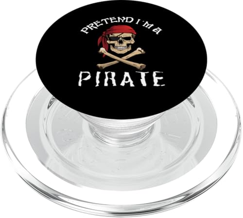 Lustiges, passendes Halloween-Kostüm mit Aufschrift "I'm A Pirate Lazy PopSockets PopGrip für MagSafe von IVRY