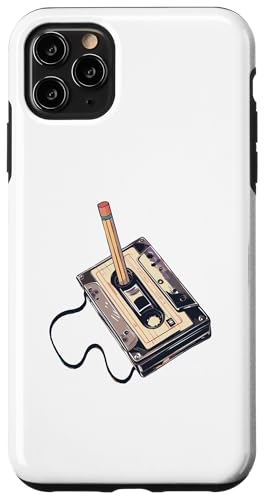 Retro Vintage Kassettenbleistift 70er 80er 90er Musik Hülle für iPhone 11 Pro Max Retro Vintage Kassettenbleistift 70er 80er 90er Musik Hülle für iPhone 11 Pro Max von IVRY