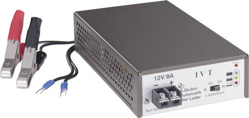 IVT Bleiakku-Ladegerät 3STEP 12V/4A/8A 12V Ladestrom (max.) 8A von IVT