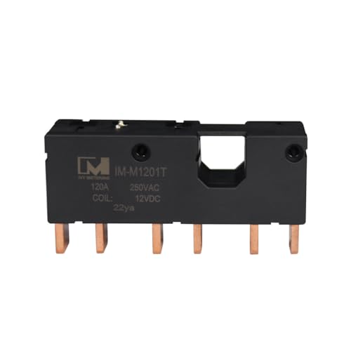 IVY 120A 250VAC 12V Relais 3A/3B Bistabiler Schalter 3 Phasen Motorverriegelungsrelais für Smart Meter IM-M1201T (With Auxiliary Contact) von IVY METERING