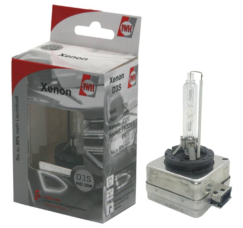 IWH KFZ-Lampe D3S Xenon HID 35W, 42 V, 35 Watt von IWH