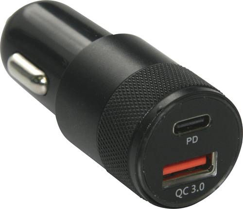 IWH Quick Dual USB-C® Auto Ladestecker 3A Belastbarkeit Strom max.=3A 12 V, 24V von IWH