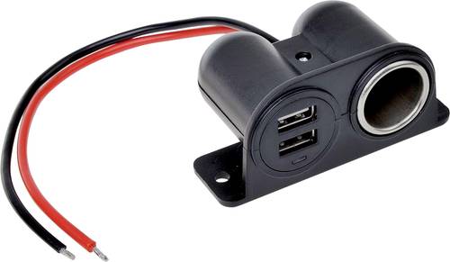 IWH Steckdose mit USB 12/24 Volt 2100mA Belastbarkeit Strom max.=4.2A 12 oder 24 V/DC IWH Steckdose mit USB 12/24 Volt 2100mA Belastbarkeit Strom max.=4.2A 12 oder 24 V/DC von IWH
