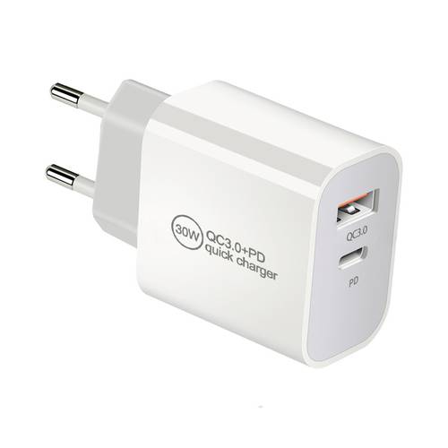 IWH USB-Ladegerät 30W Steckdose, Innenbereich Anzahl Ausgänge: 2 x USB 3.0, USB-C® Buchse (Power von IWH