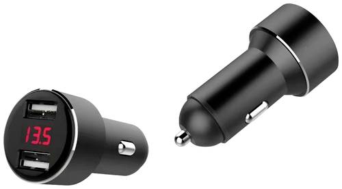 IWH USB-Ladegerät DUAL mit Spannungsanzeige Belastbarkeit Strom max.=4800mA 12 oder 24 V/DC IWH USB-Ladegerät DUAL mit Spannungsanzeige Belastbarkeit Strom max.=4800mA 12 oder 24 V/DC von IWH