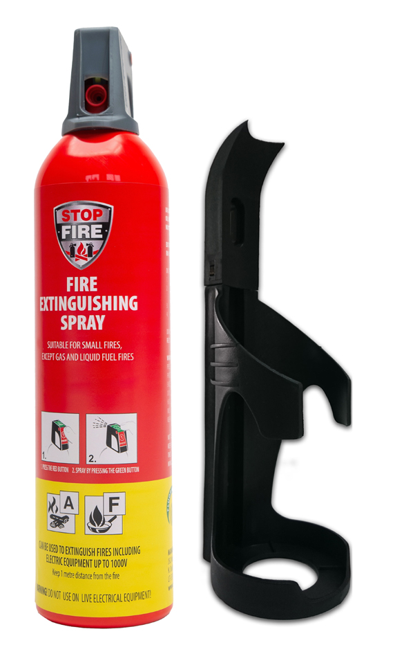 REINOLD MAX Feuerlösch-Spray , STOP FIRE,  + 3 Halterungen von IWH