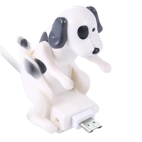 IWOR Funny Humping Dog Fast Charger Cable, Humping Dog Charger for iPhone, Humping Dog Phone Charger - for iPhone/Android/Type-C (for Android,A-White) von IWOR