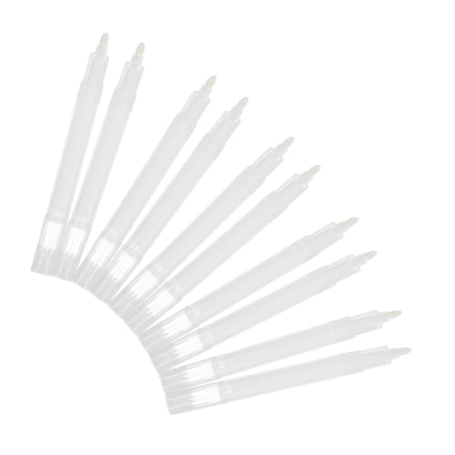 IWOWHERO 10 Stück Markierstift Leere Tube Befüllbarer Acrylmarker Leerer Nachfüll Farbmarker Befüllbarer Graffitimarker Leerer Farbstift Nachfüllbarer Markierungsstift von IWOWHERO